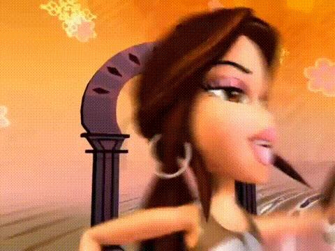 Bratz Luv Letter Dance meme template blank