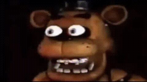 FNAF shocked reaction meme template blank