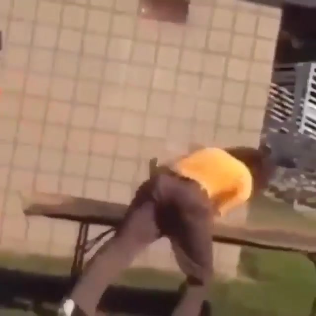 Gorilla Roof Elbow Drop meme template blank