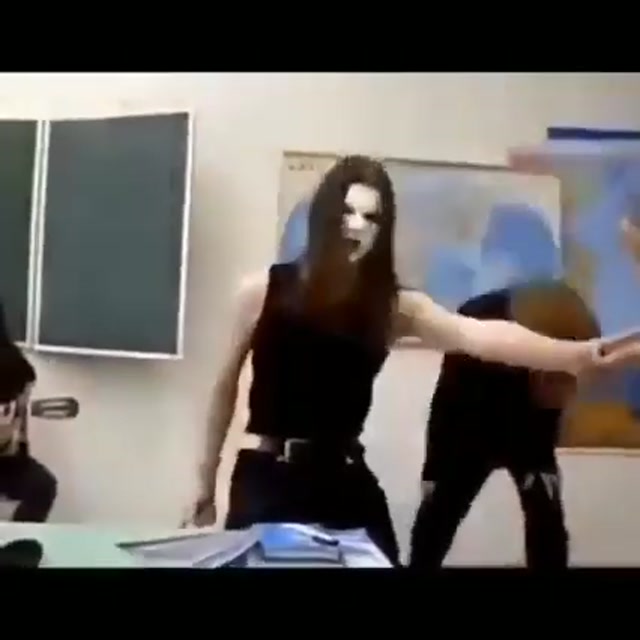 Goths Dancing to Brazilian Funk in Class meme template blank