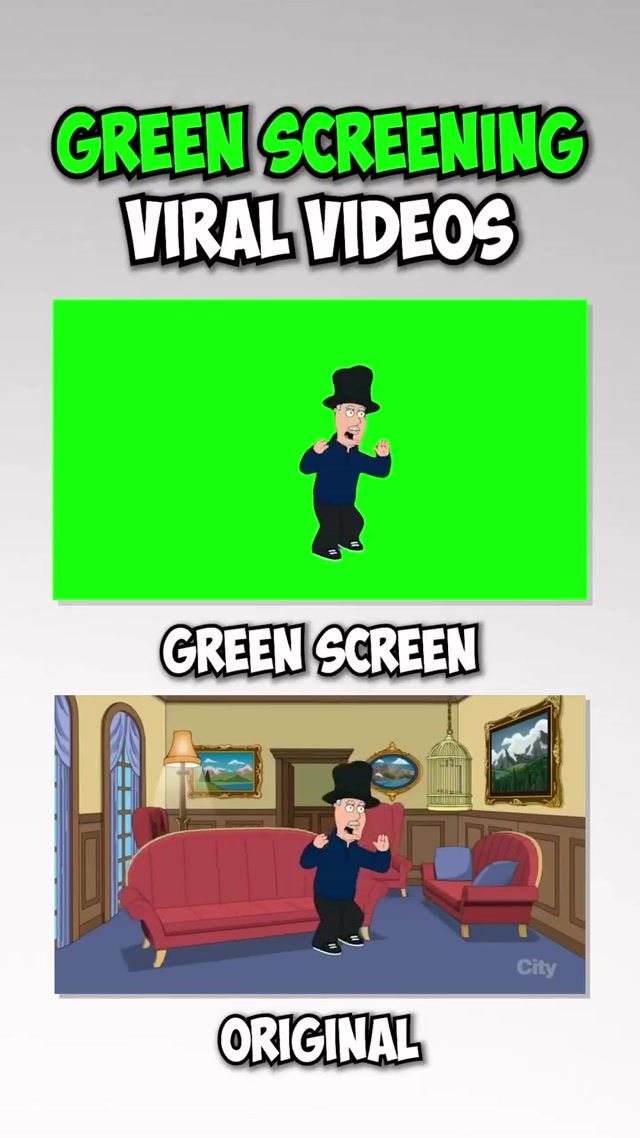 Green Screen VS Original “Dancing, Walking, Rearranging Furniture” Carter meme template blank