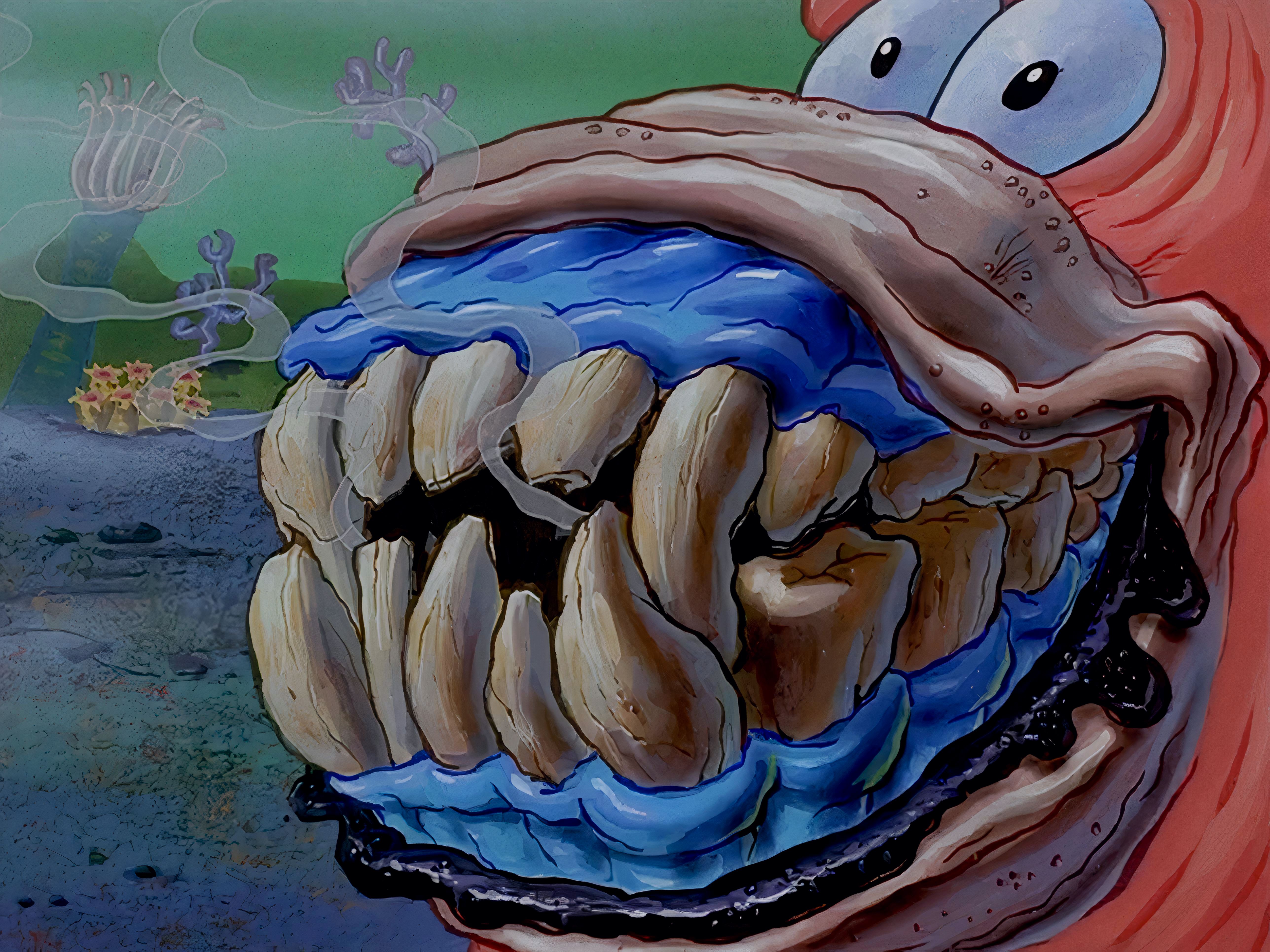 Gross-Up Patrick blank meme template blank - image format