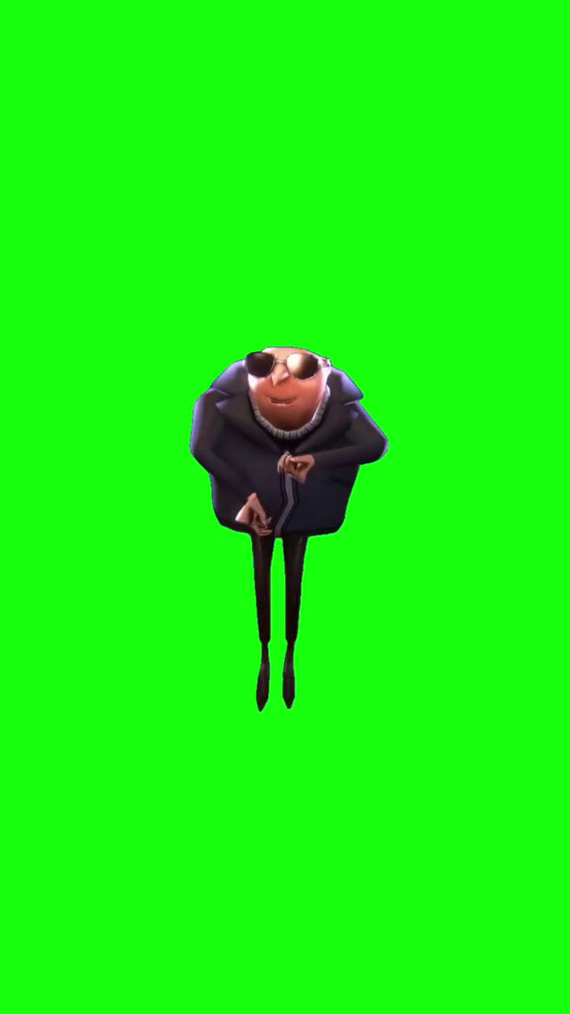 Gru Back It Up meme template blank