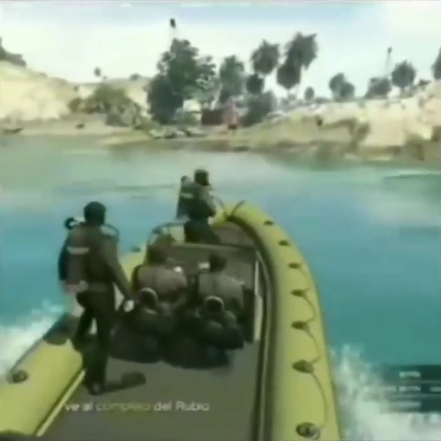 GTA Boat Jump Fail meme template blank