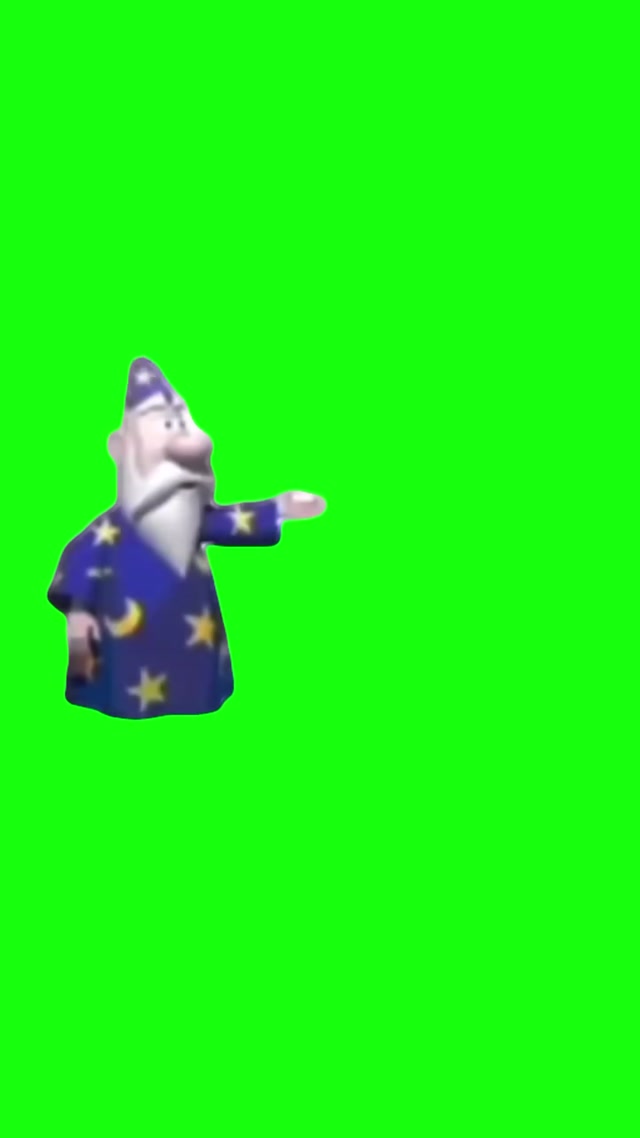 GTFO Wizard meme template blank