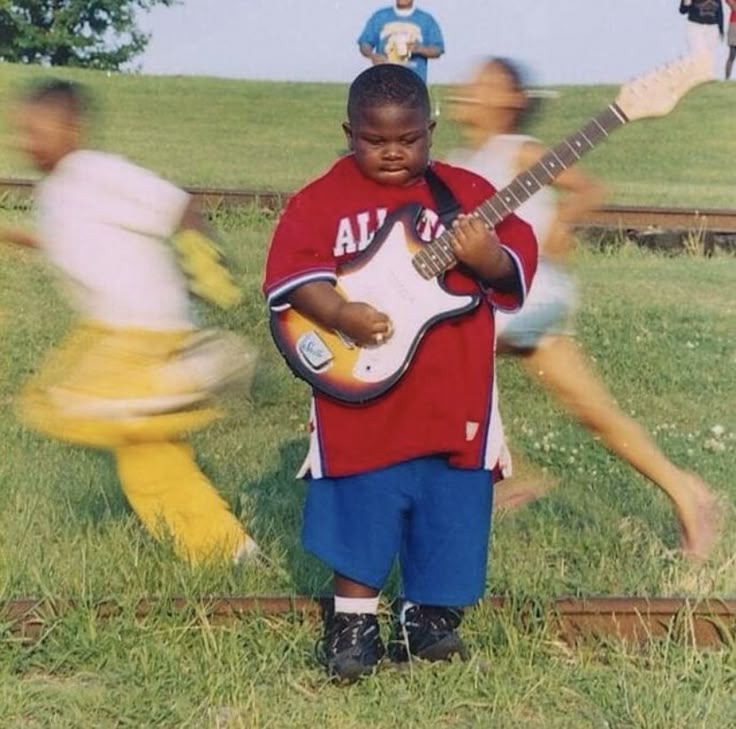 Guitar Lock-In meme template blank