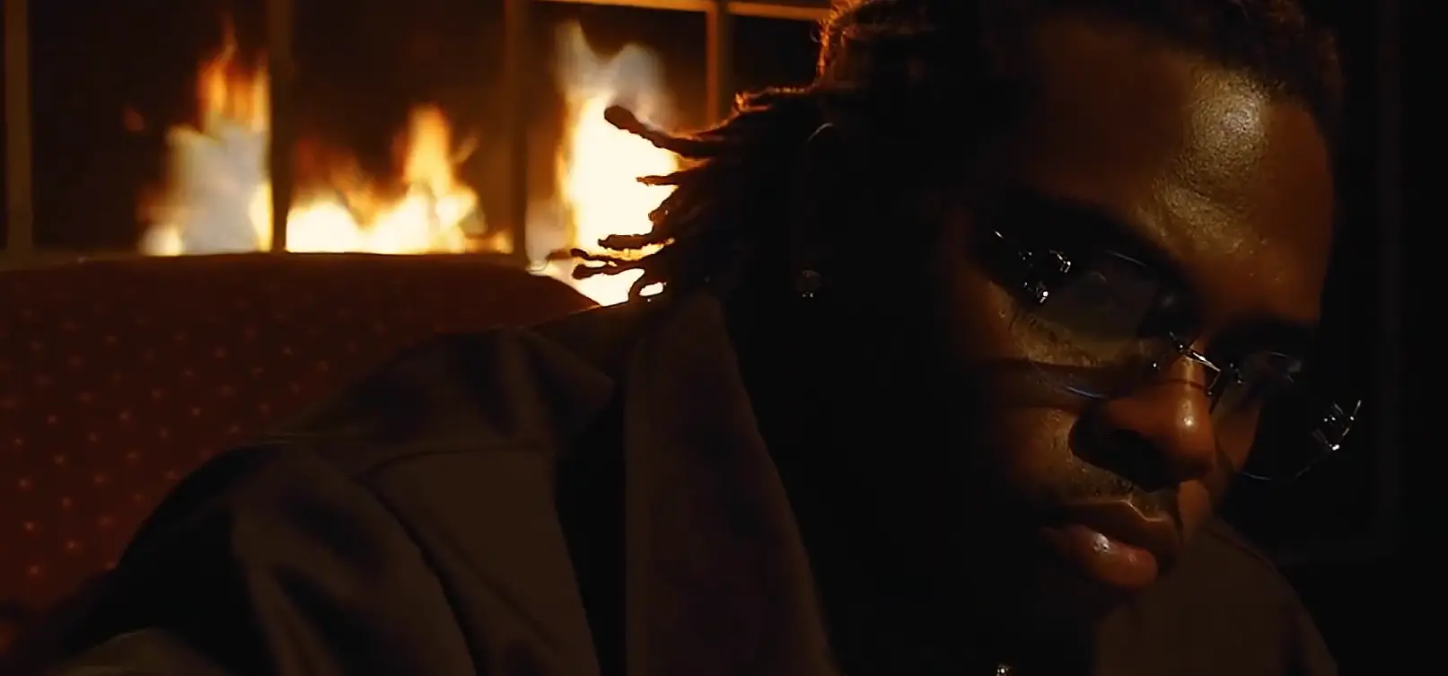 Gunna Writing Fire meme template blank