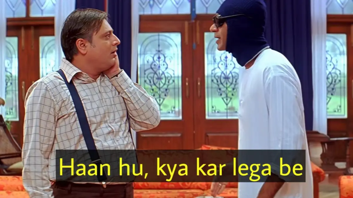 Haan Hu, Kya Kar Lega Be meme template blank