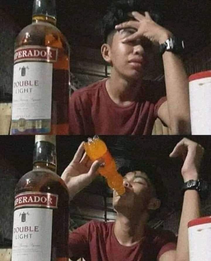 Hard Liquor Illusion meme template blank