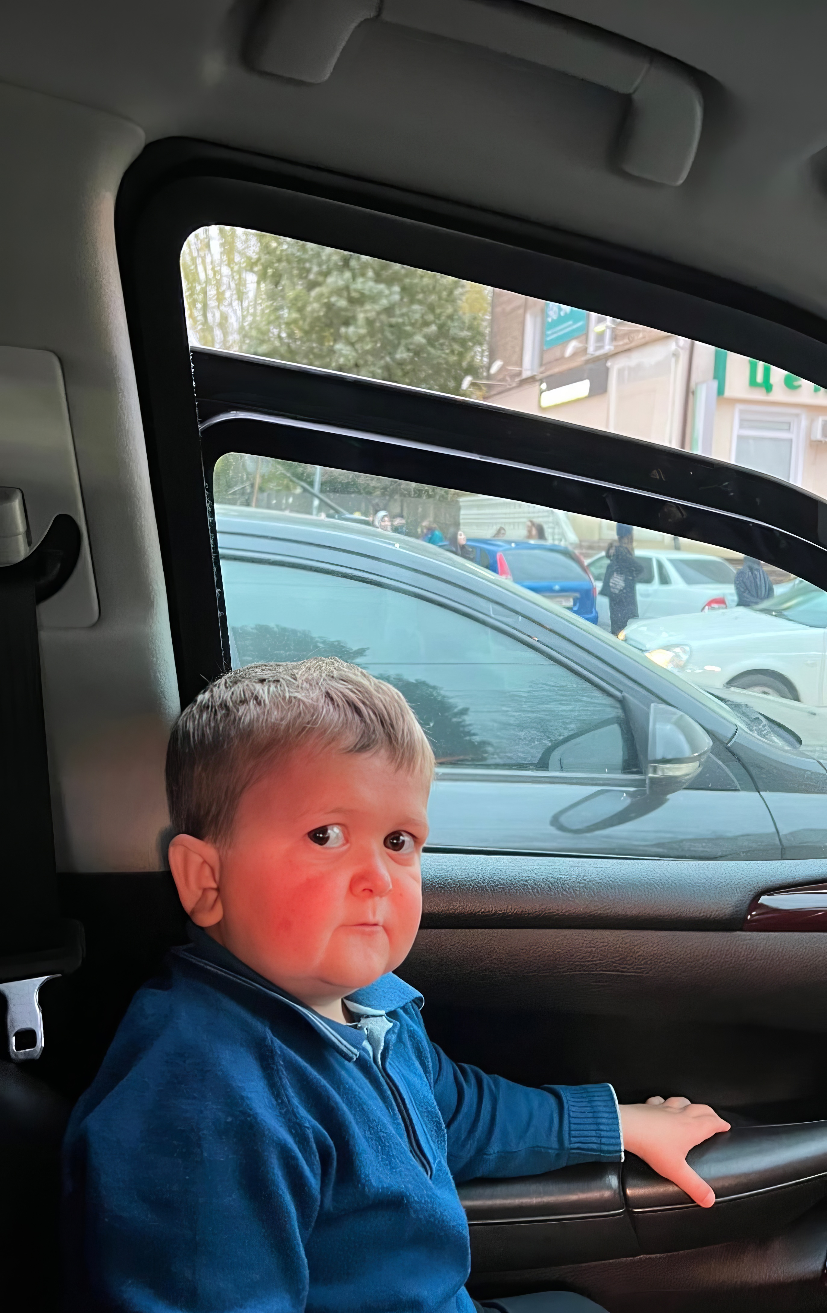 Hasbulla in the Car meme template blank - image format