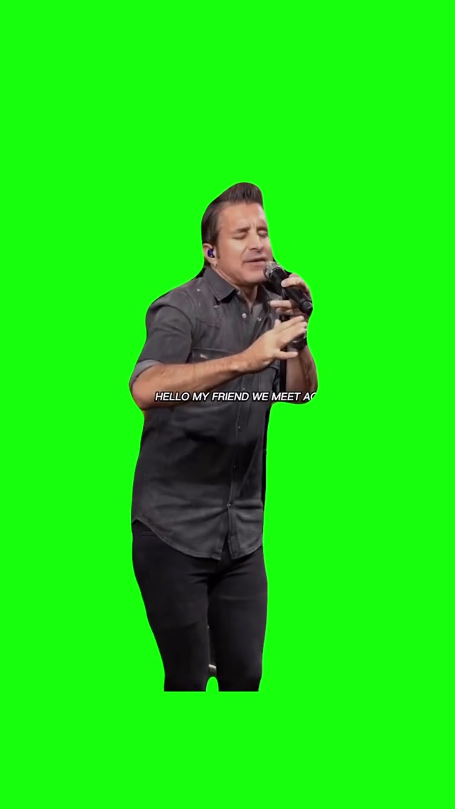 “Hello My Friend We Meet Again” Scott Stapp meme template blank