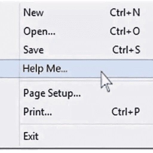Help Me Menu Option meme template blank
