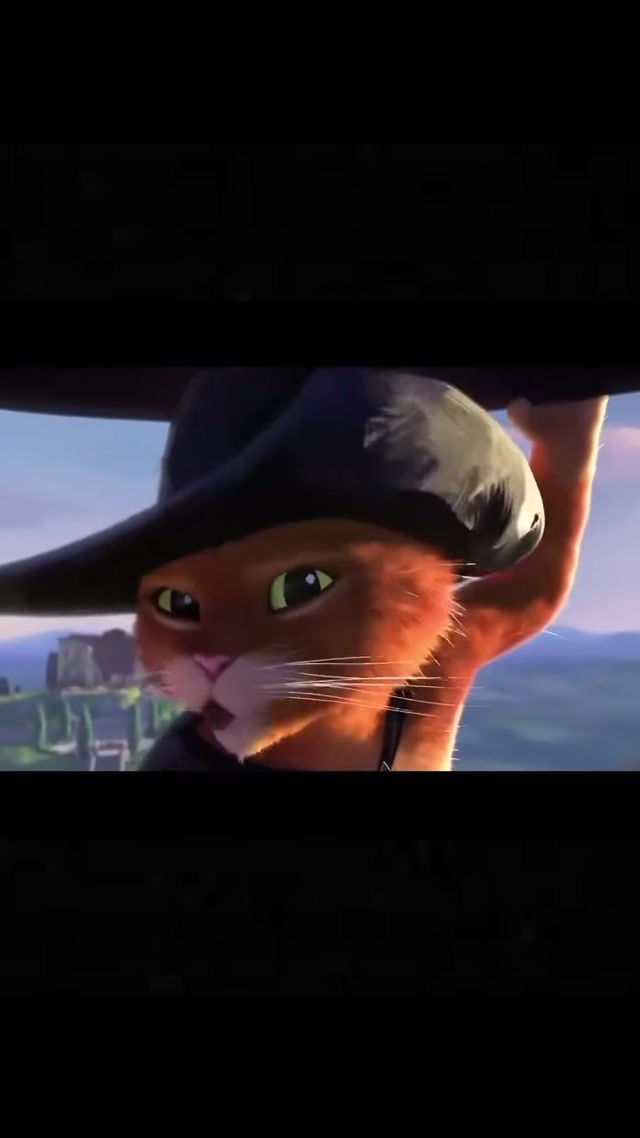 “Hey, You Want To See Something Cool?” Puss in Boots meme template blank