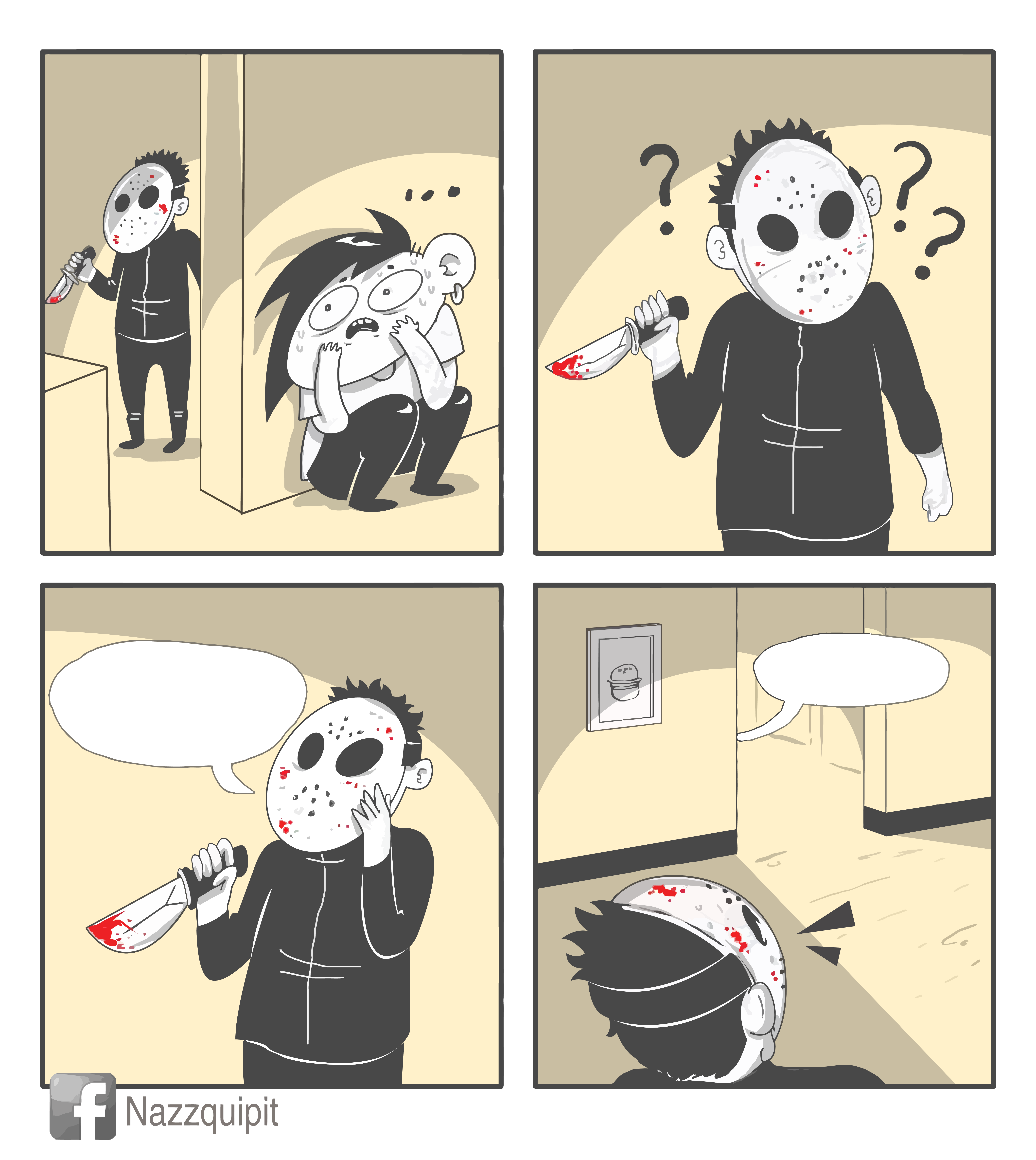 Hiding from Serial Killer meme template blank - image format