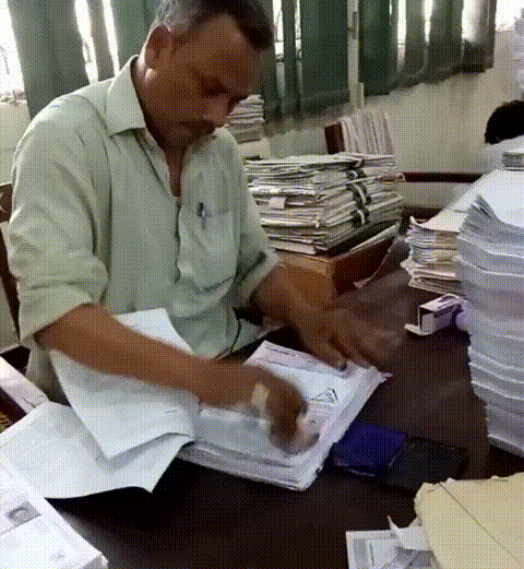 High-Speed Government Stamper meme template blank