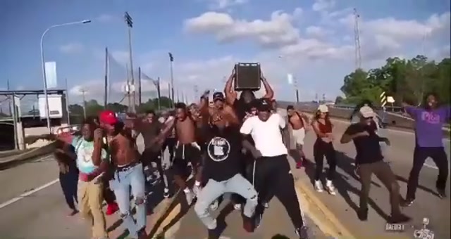 Highway Flash Mob Jookin meme template blank