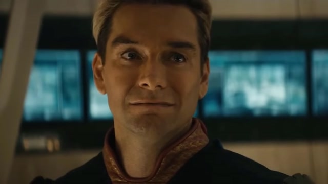 Homelander Crying Smile meme template blank
