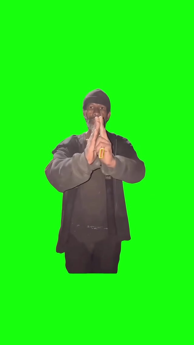 Homeless Man Doing Karate meme template blank