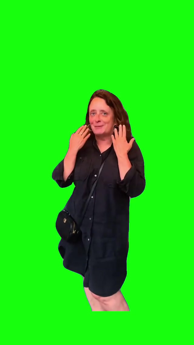 Hoops and a Black Short Dress meme template blank