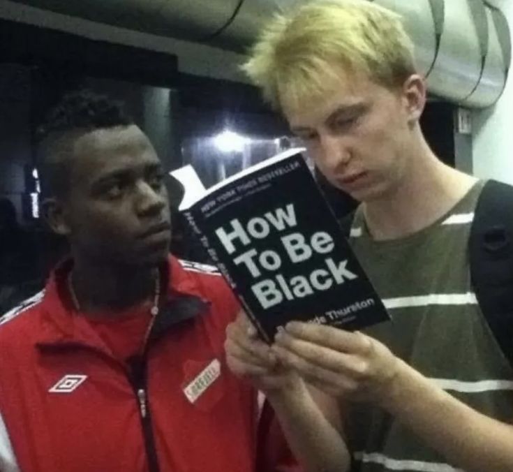 How To Be Black Book Glance meme template blank