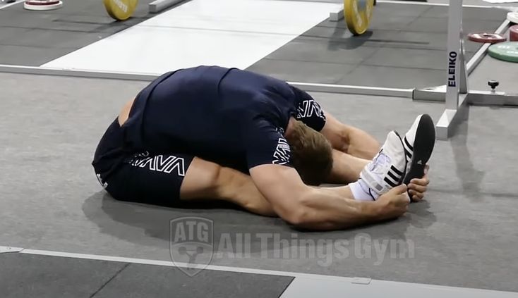 Hyper-Flexible Weightlifter Stretch meme template blank - image format