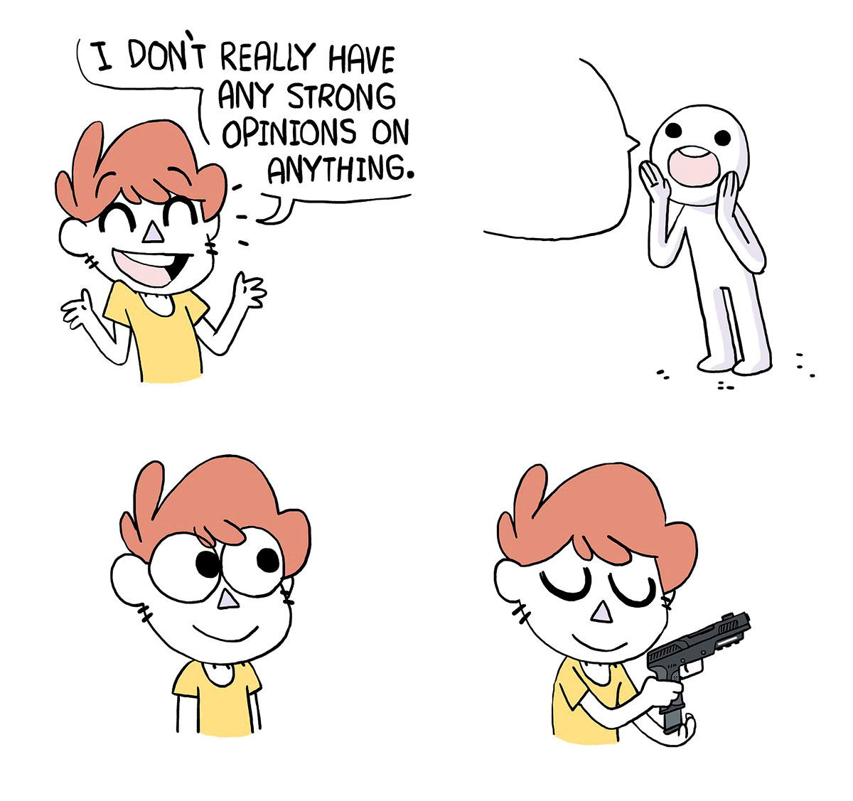 I Don't Really Have Any Strong Opinions meme template blank