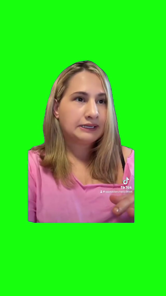 “I Don’t Want To Hear Any Negative Bullsh*t” Gypsy Rose Blanchard meme template blank