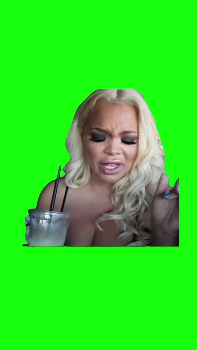 “I Just Feel Good” Trisha Paytas meme template blank
