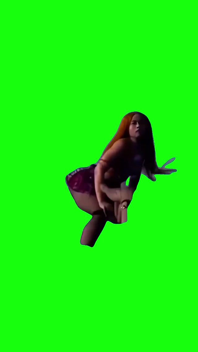 Ice Spice Dancing With a Straight Face meme template blank