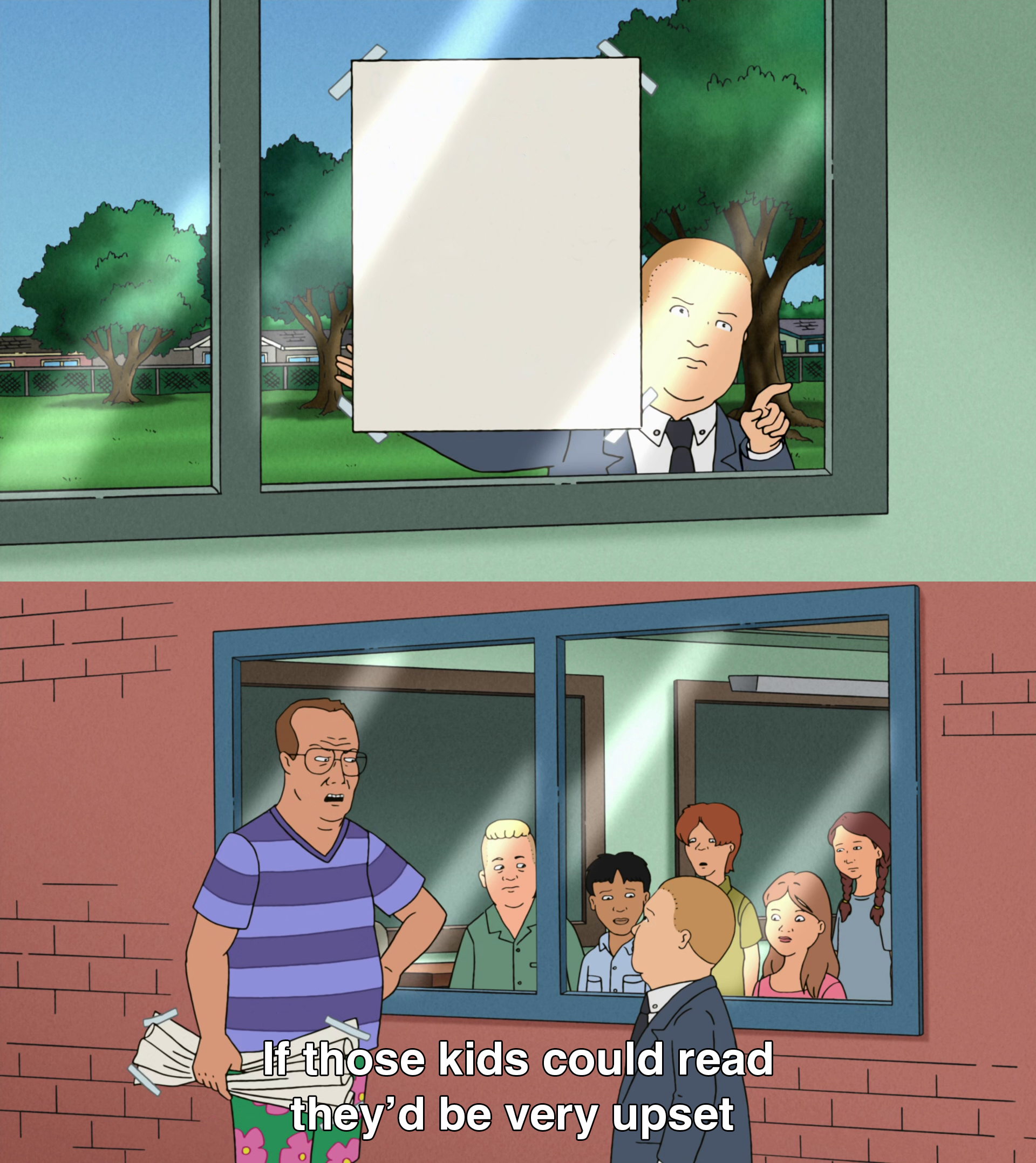 If Those Kids Could Read meme template blank - image format