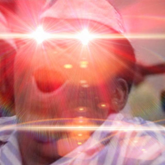 Red Lens Flare Dexter Reed meme template blank