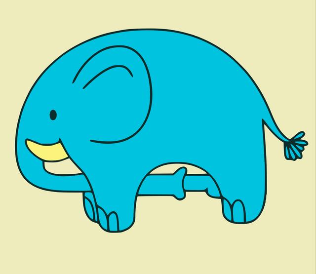 Self-Sufficient Elephant meme template blank