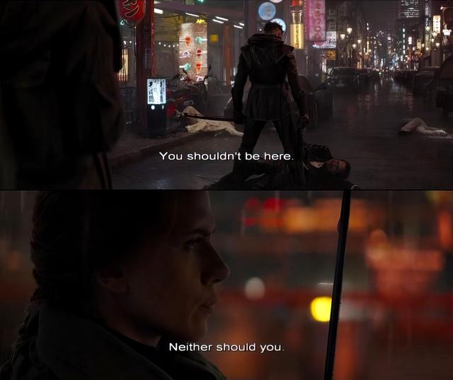You Shouldn't Be Here / Neither Should You meme template blank