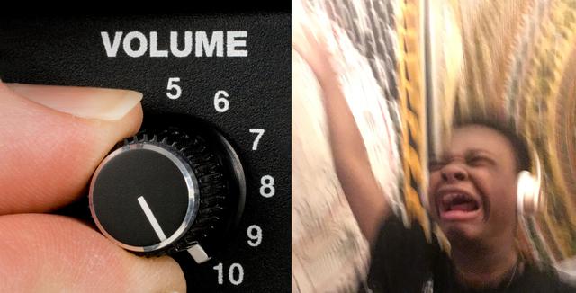 Turn Up the Volume meme template blank