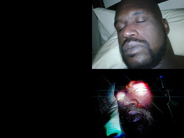 Shaq I Sleep / Real Shit blank meme template blank