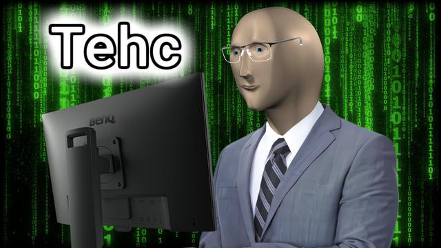 Tehc meme template blank