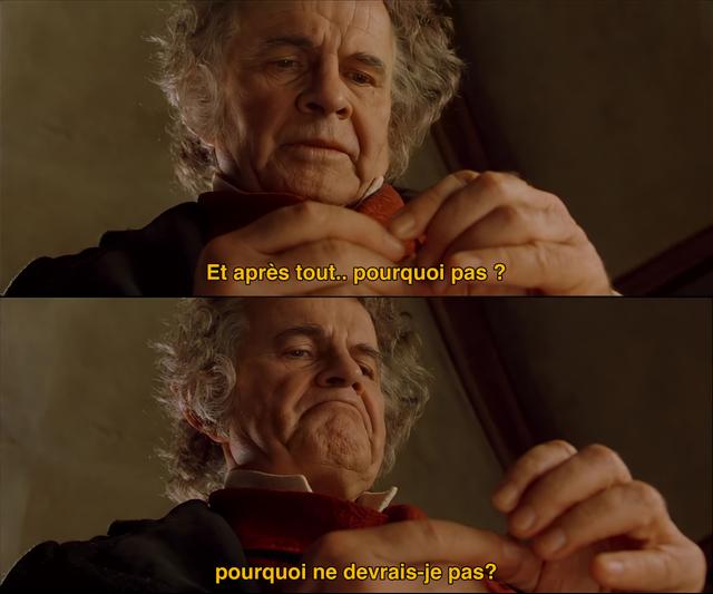 Bilbo’s Temptation meme template blank