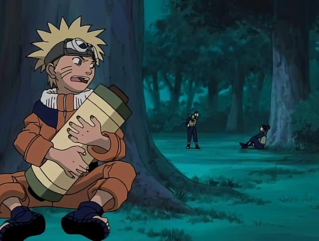 Naruto Hiding with the Scroll meme template blank