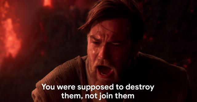 You Were Supposed to Destroy Them meme template blank