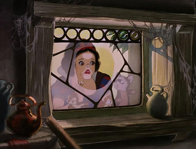 Snow White’s Foggy Window meme template blank