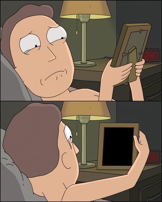 Jerry Crying in Bed meme template blank