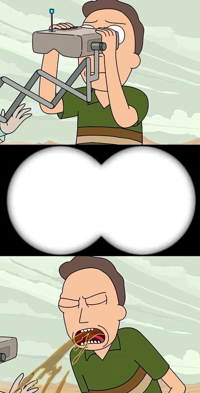 Jerry Vomiting meme template blank