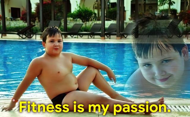Fitness is My Passion meme template blank