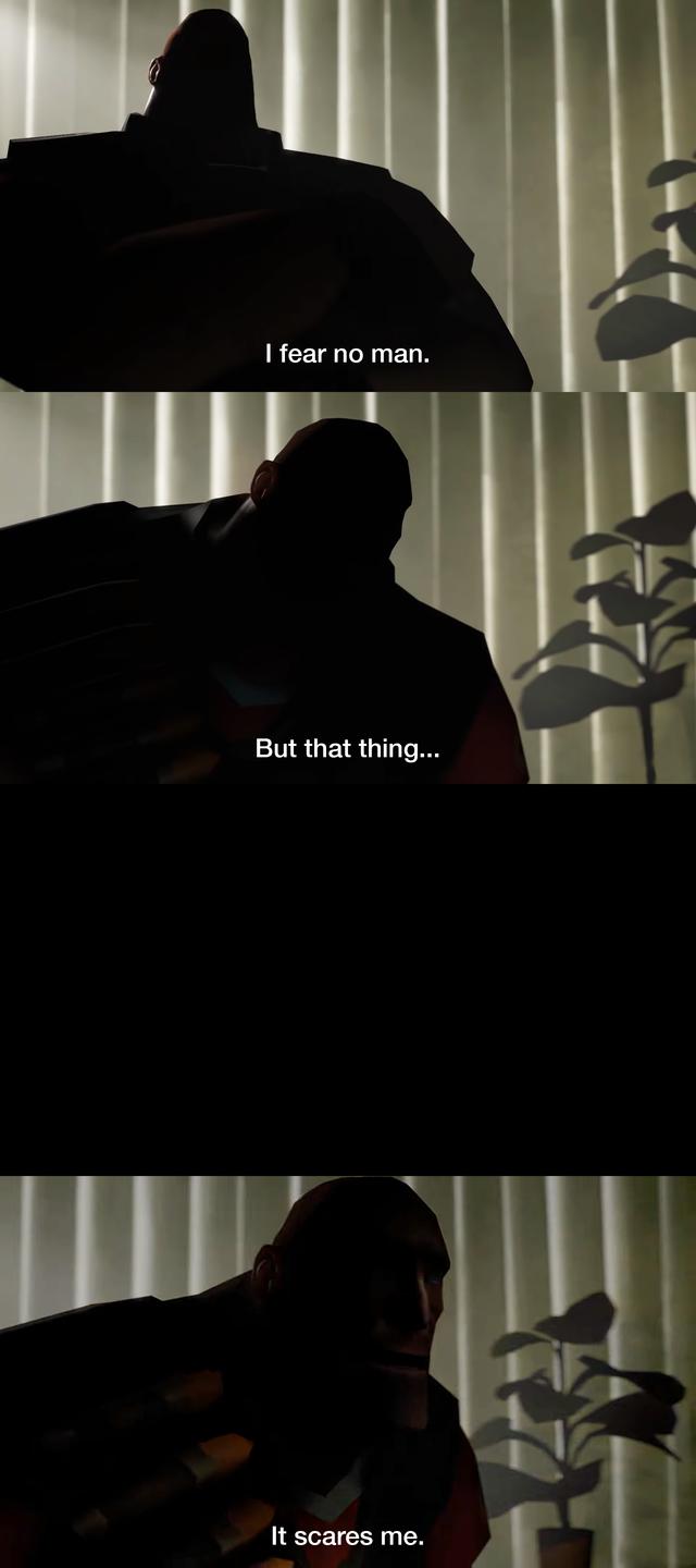 I Fear No Man blank meme template blank