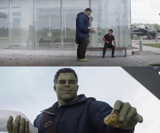 Hulk Gives Ant-Man Tacos meme template blank