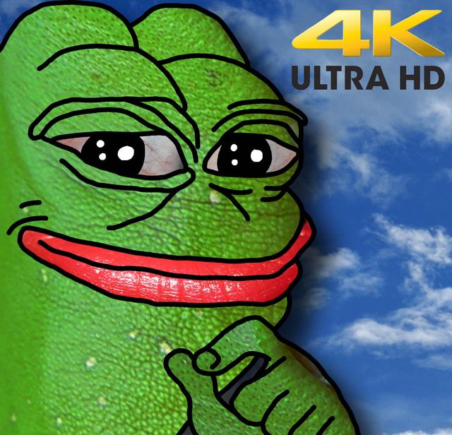Smug Pepe meme template blank
