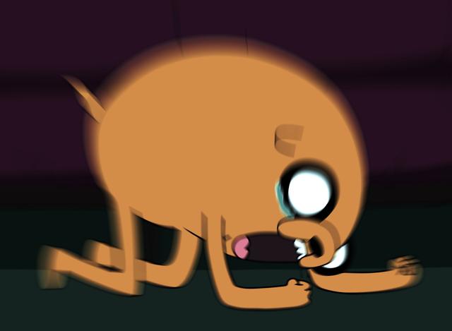 Screaming Jake blur meme template blank