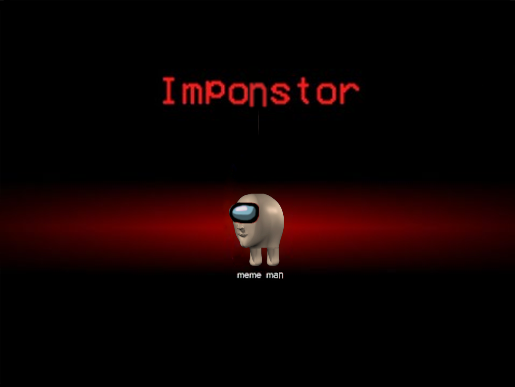 Imponstor meme template blank - image format