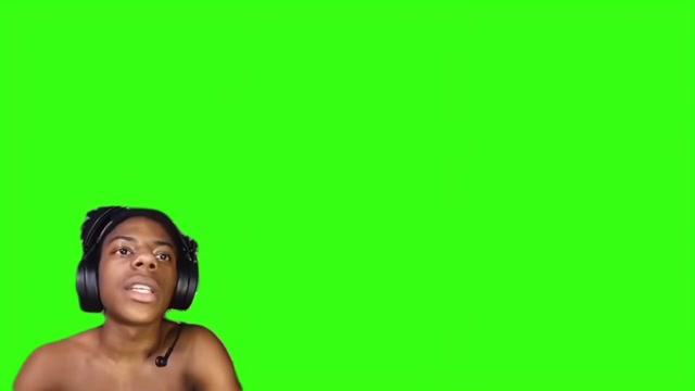 IShowSpeed’s Green Screen Shocked meme template blank