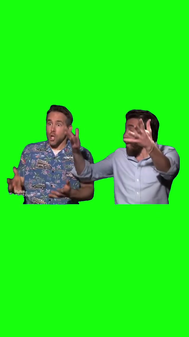 “It Totally Is!” Ryan Reynolds & Jake Gyllenhaal meme template blank